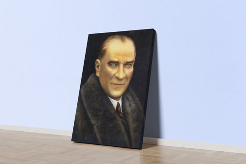 Atatürk portre model 16, art, kanvas tablo