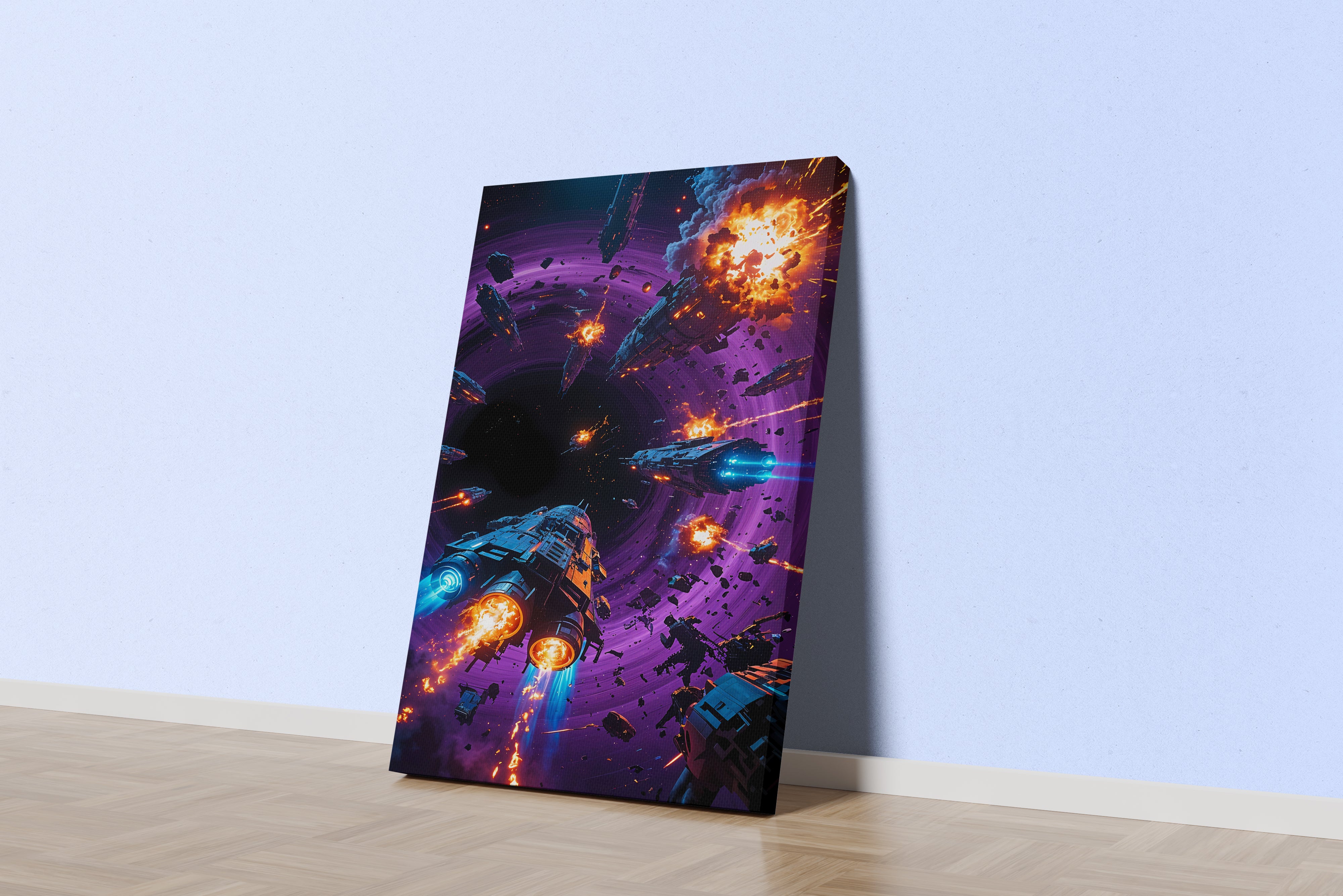ai creation, planet wars, andromeda, ai art, art, kanvas tablo
