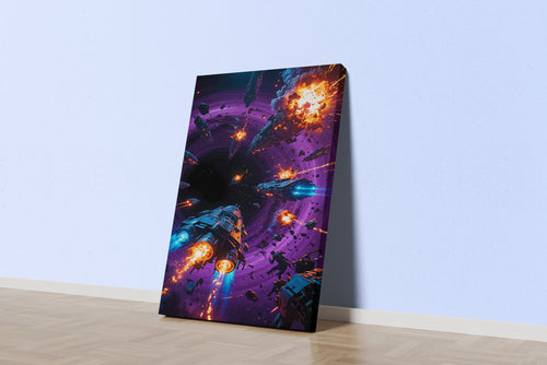 ai creation, planet wars, andromeda, ai art, art, kanvas tablo