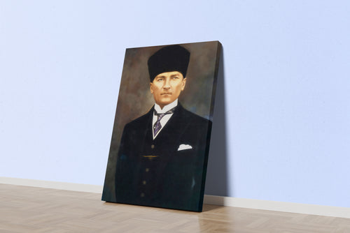 Atatürk portre model 18, art, kanvas tablo