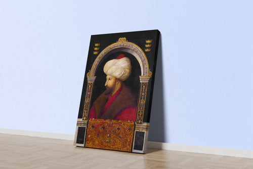 Gentile Bellini Fatih Sultan Mehmet Portresi Kanvas Tablo