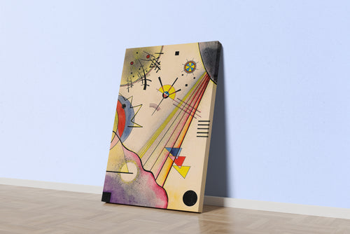 Wassily Kandinsky Soyut Geometrik Kompozisyon Bauhaus Renkli Modern Kanvas Tablo