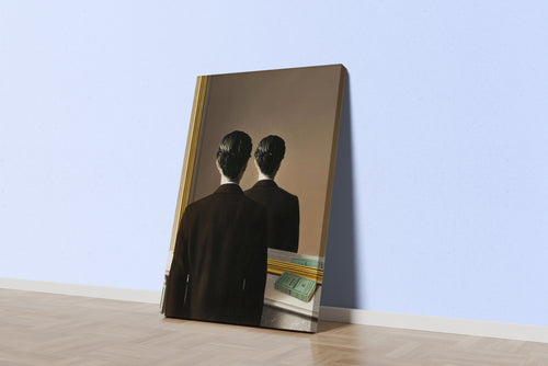 René Magritte İmgelerin İhaneti Aynadaki Adam Kanvas Tablo