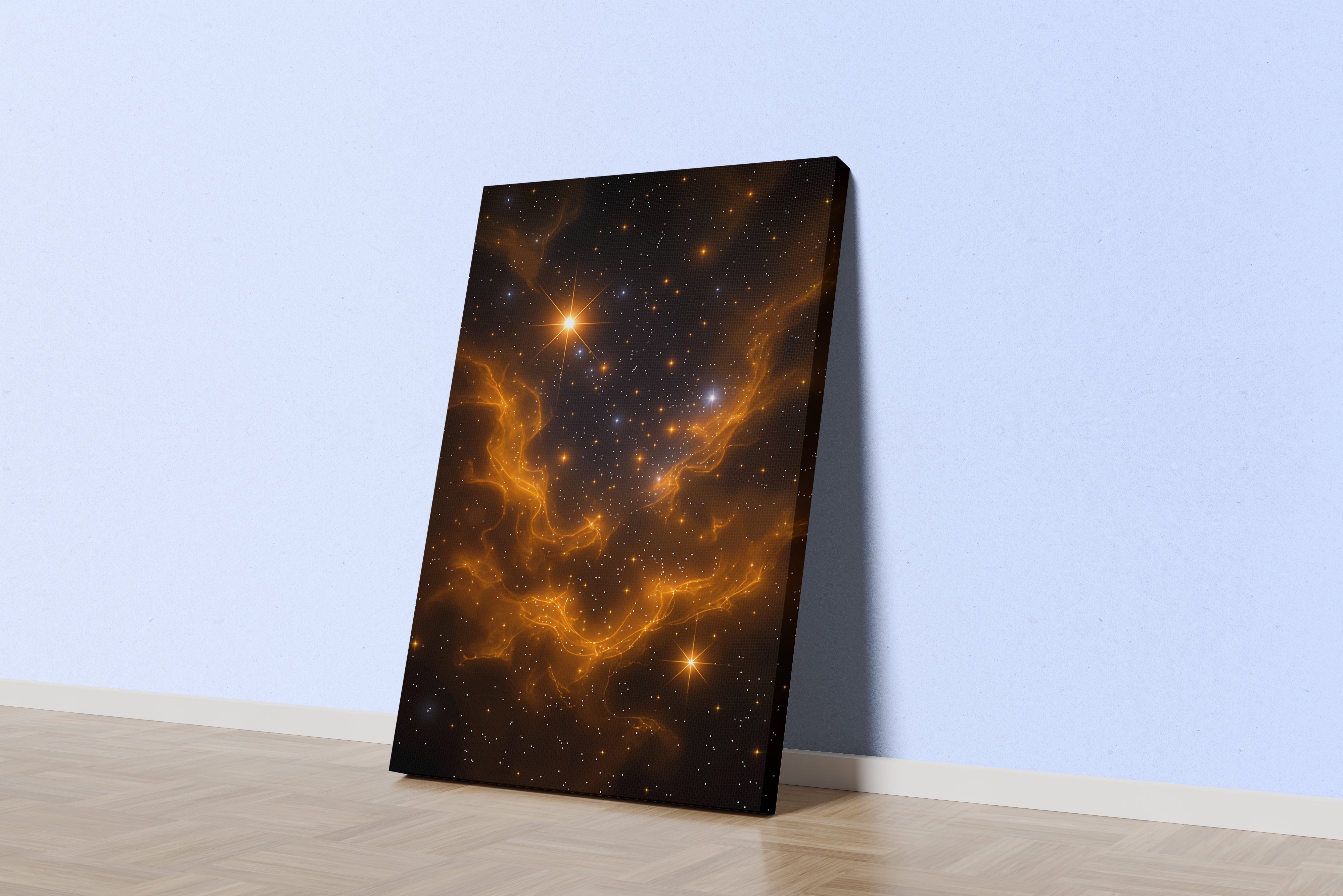 ai creation, star system and various fluctuations, ai art, art, kanvas tablo