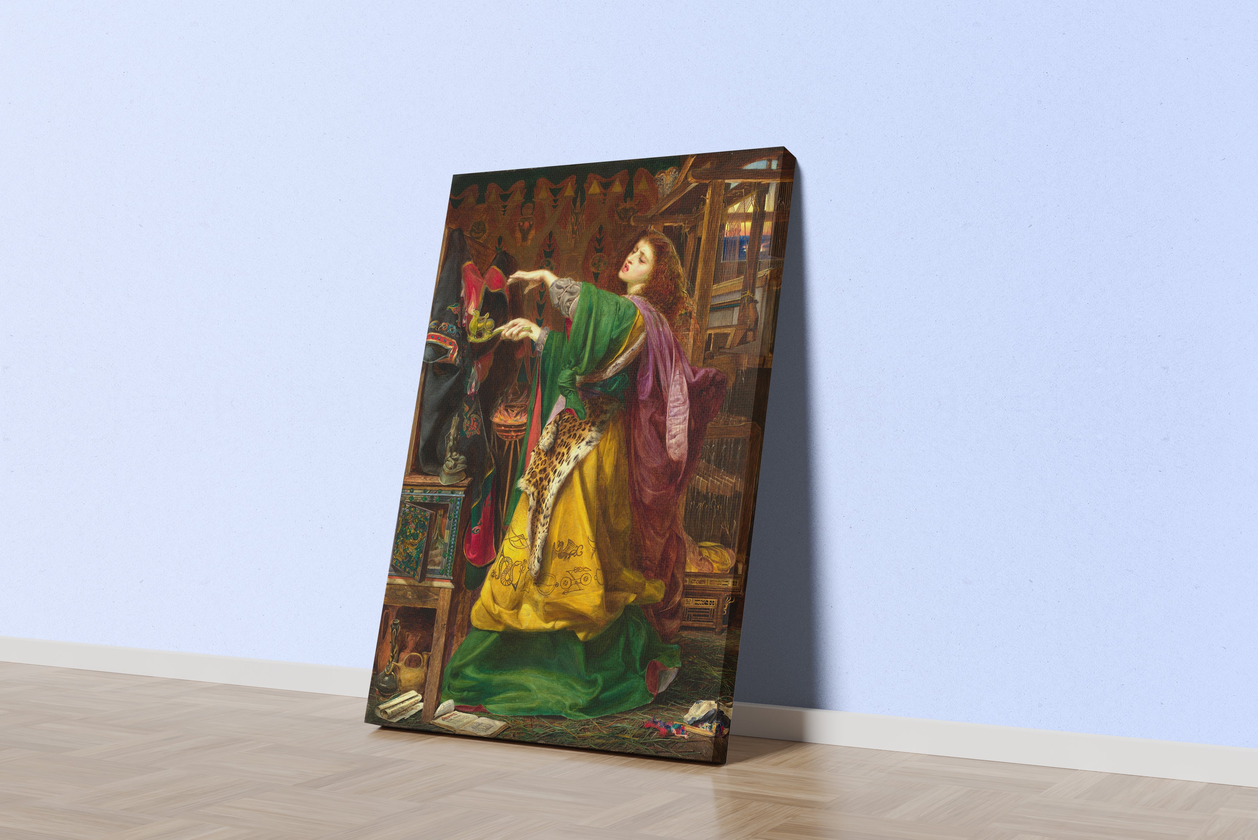 Edward Burne-Jones Sidonia von Bork Rönesans Sanat Kanvas Tablo