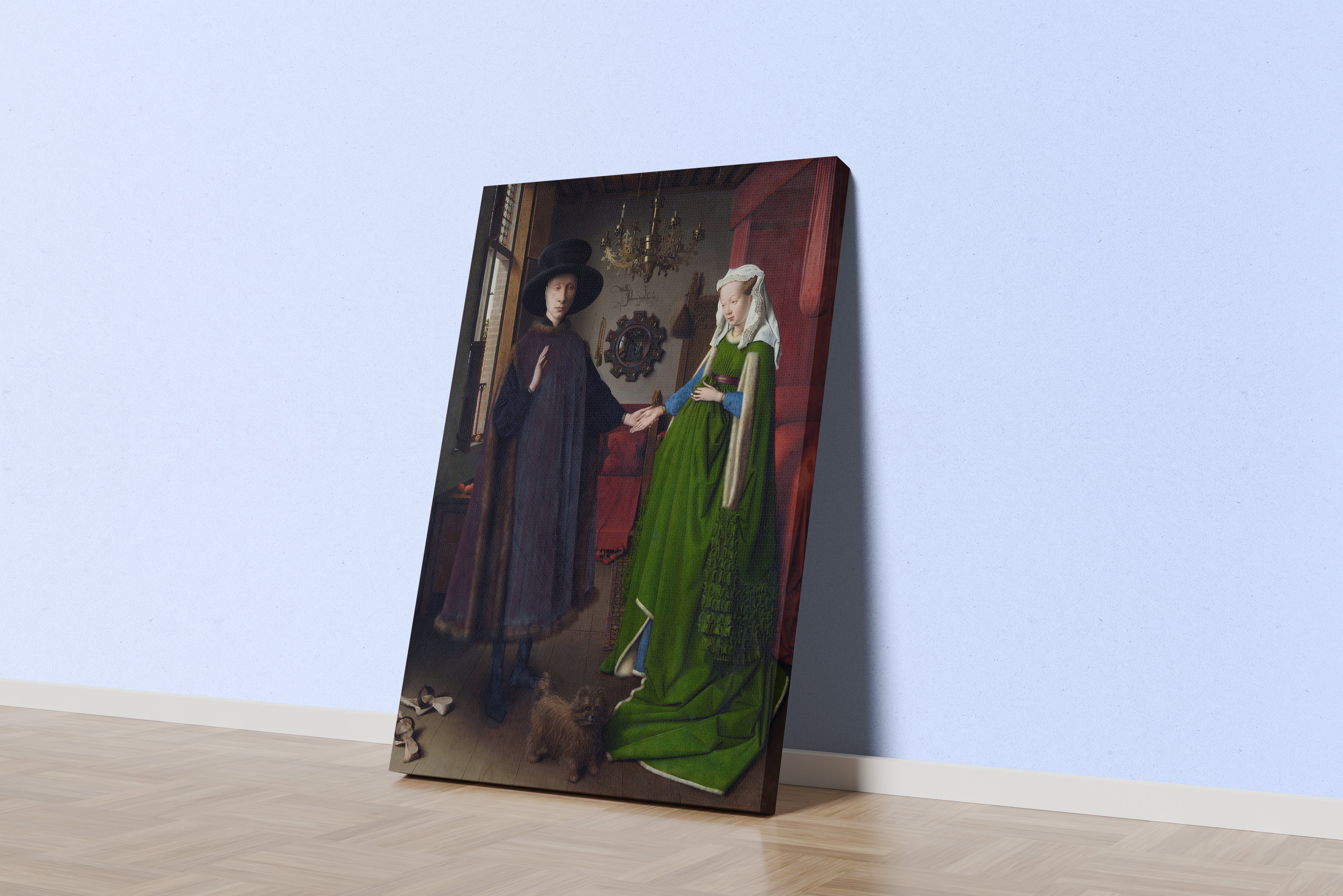 Jan van Eyck Arnolfini’nin Evlenmesi Kanvas Tablo
