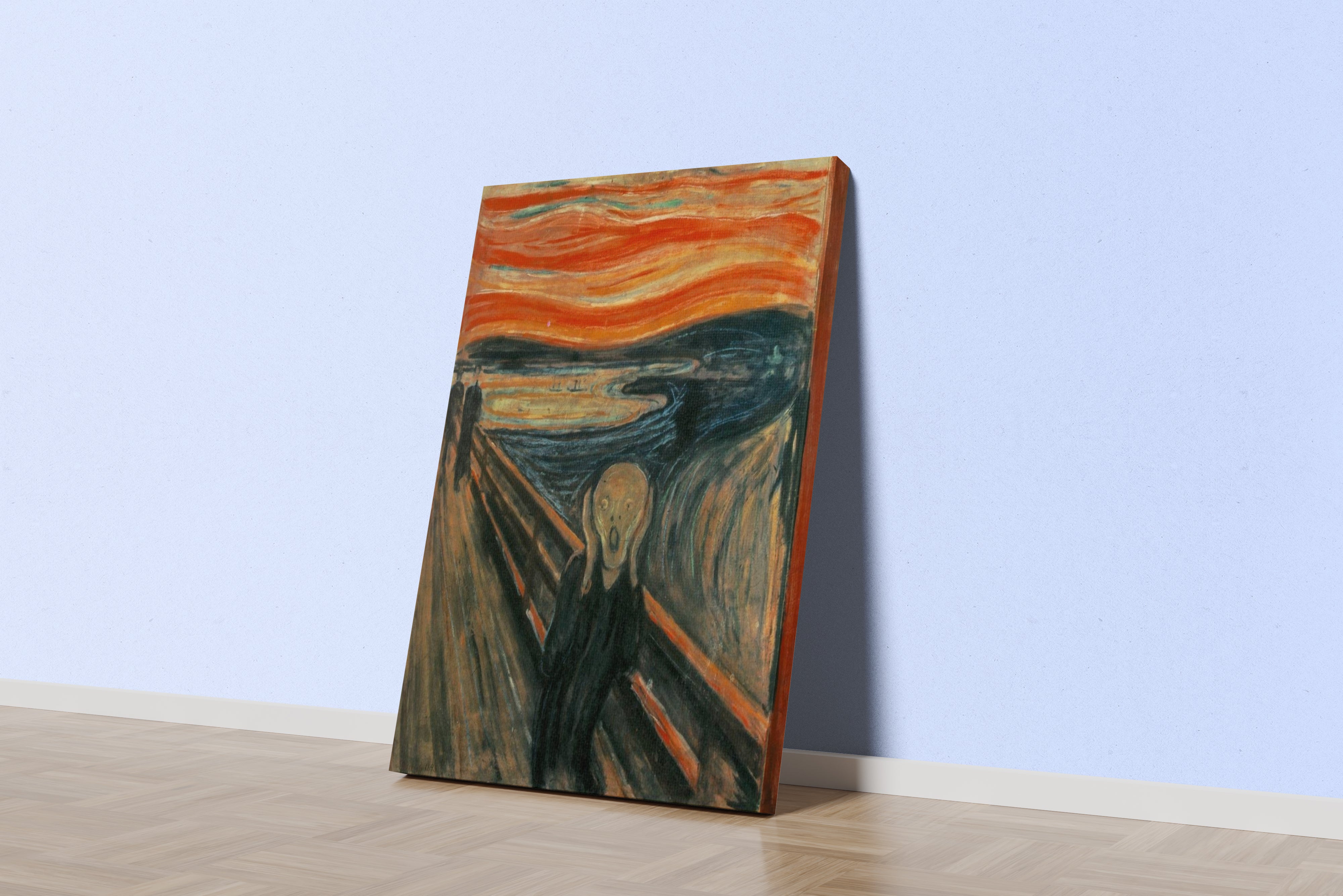Edvard Munch Çığlık Kanvas Tablo