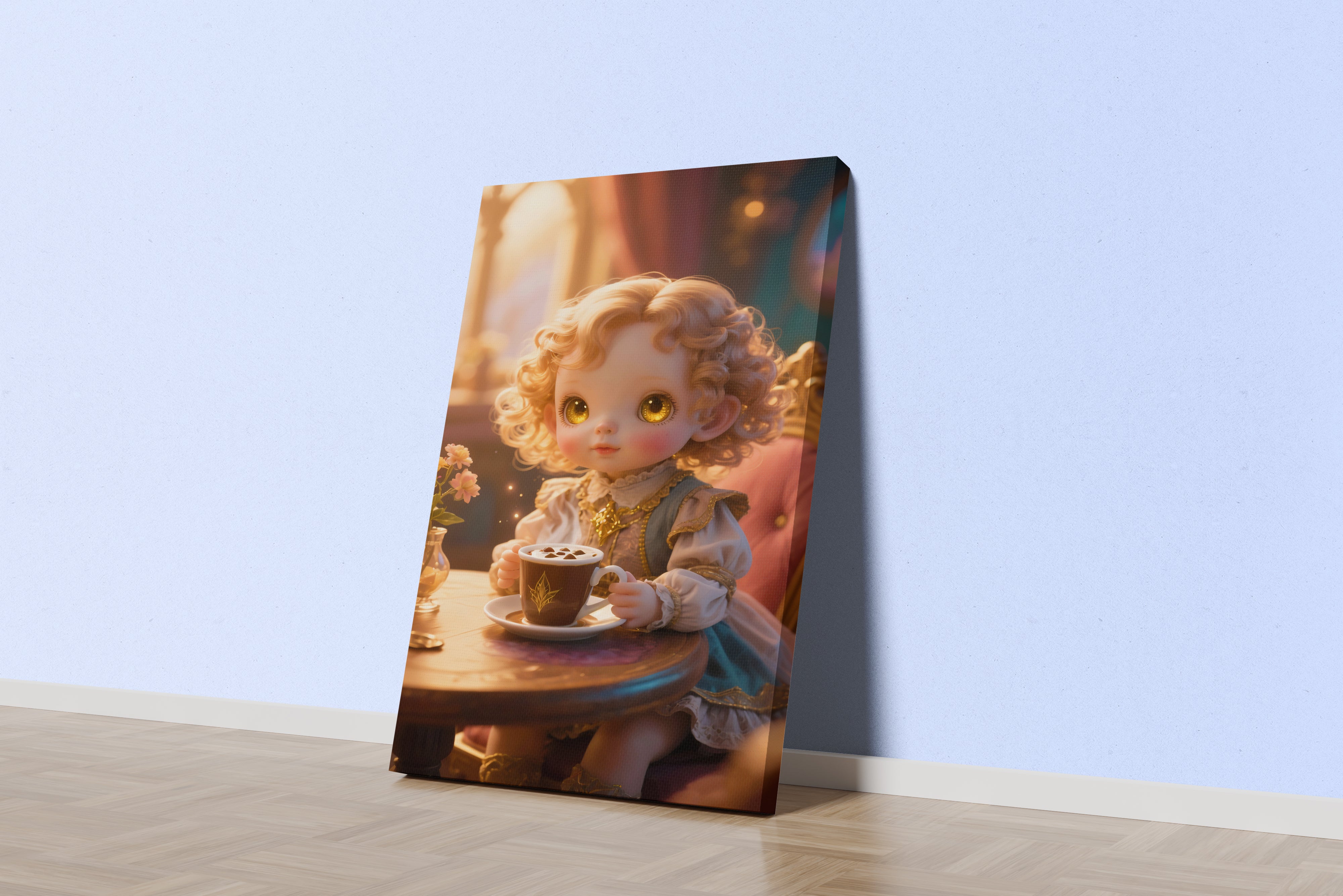 ai creation, baby doll model 2, kid, ai art, art, kanvas tablo