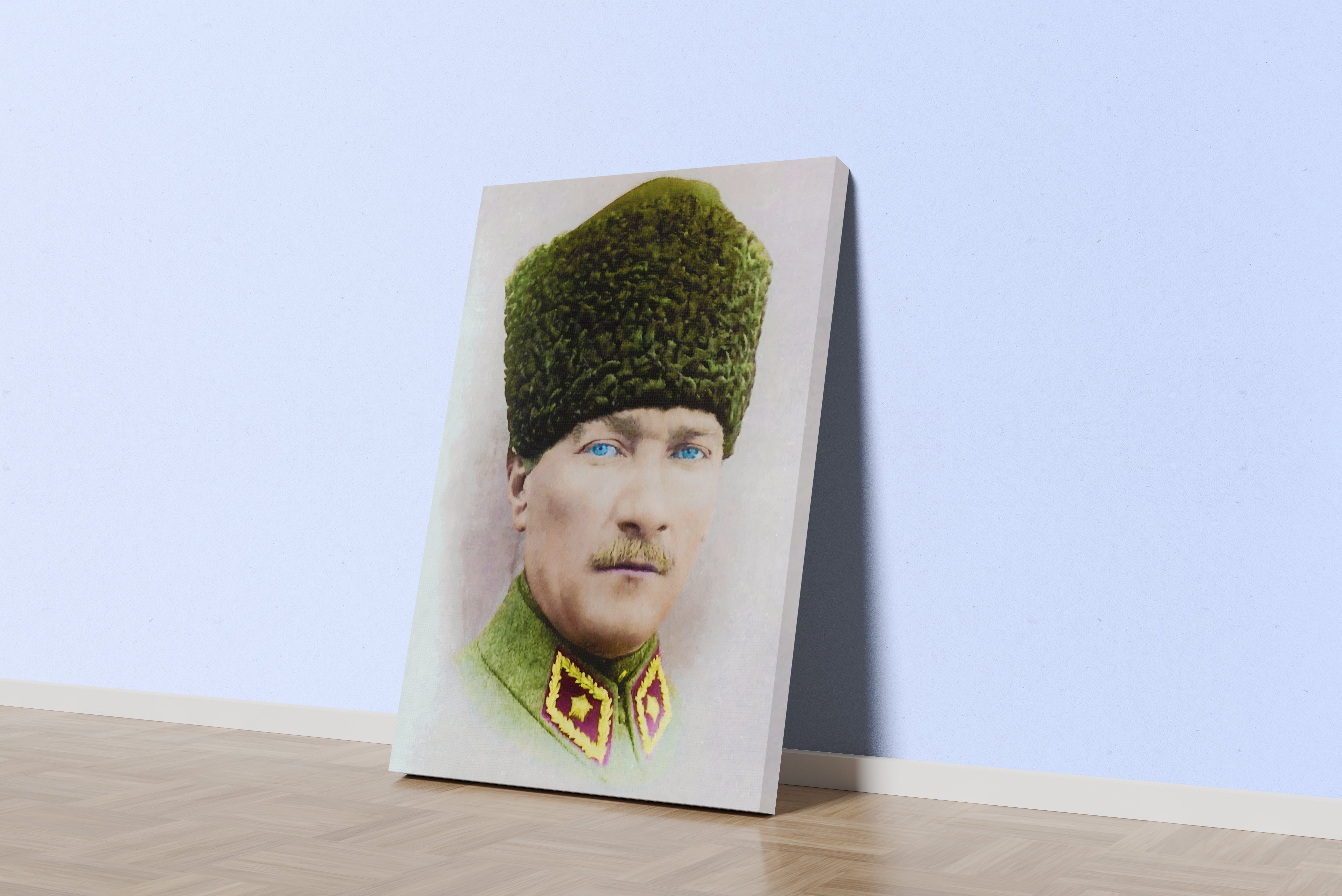 Atatürk portre model 9, art, kanvas tablo