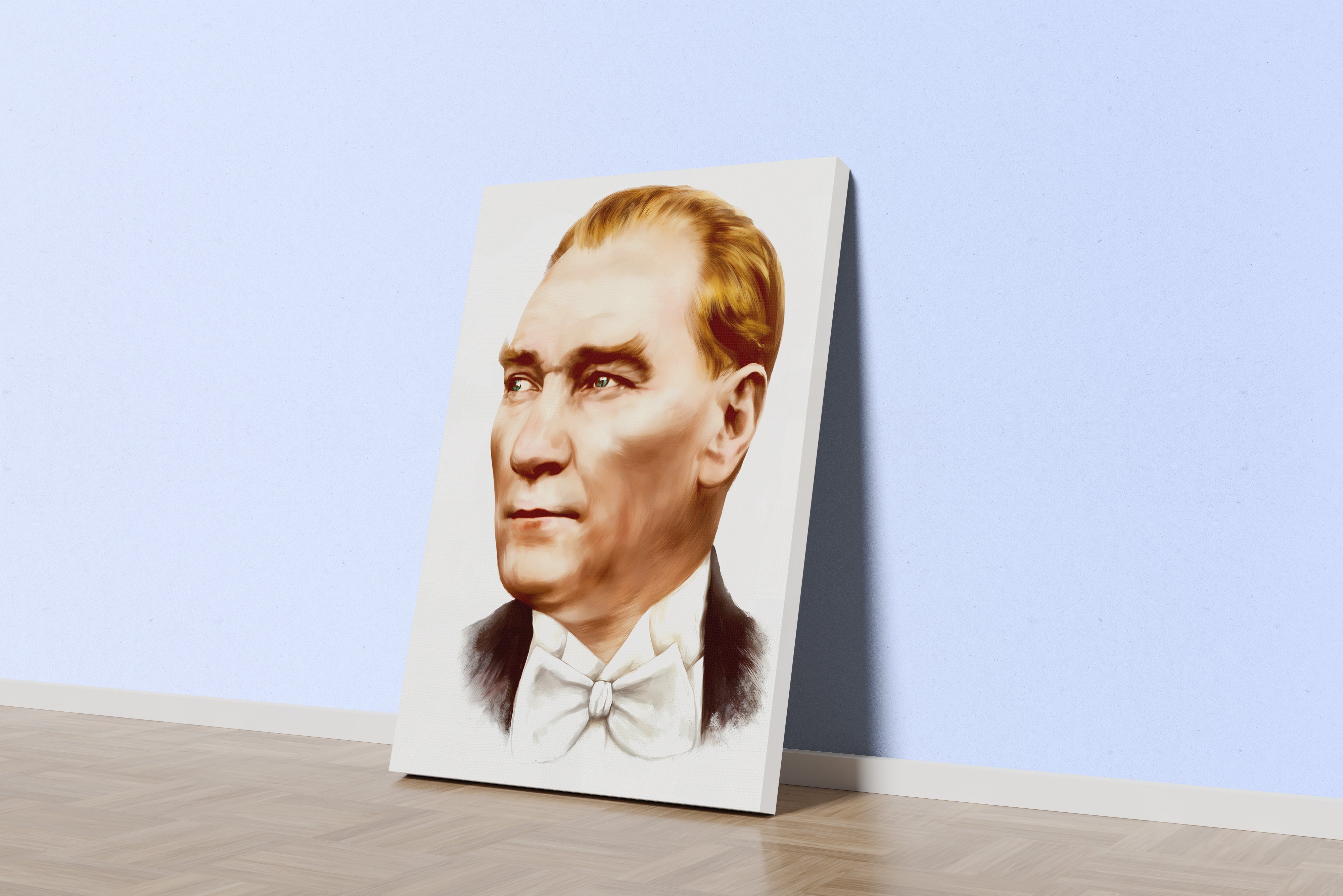 Atatürk portre model 2, art, kanvas tablo