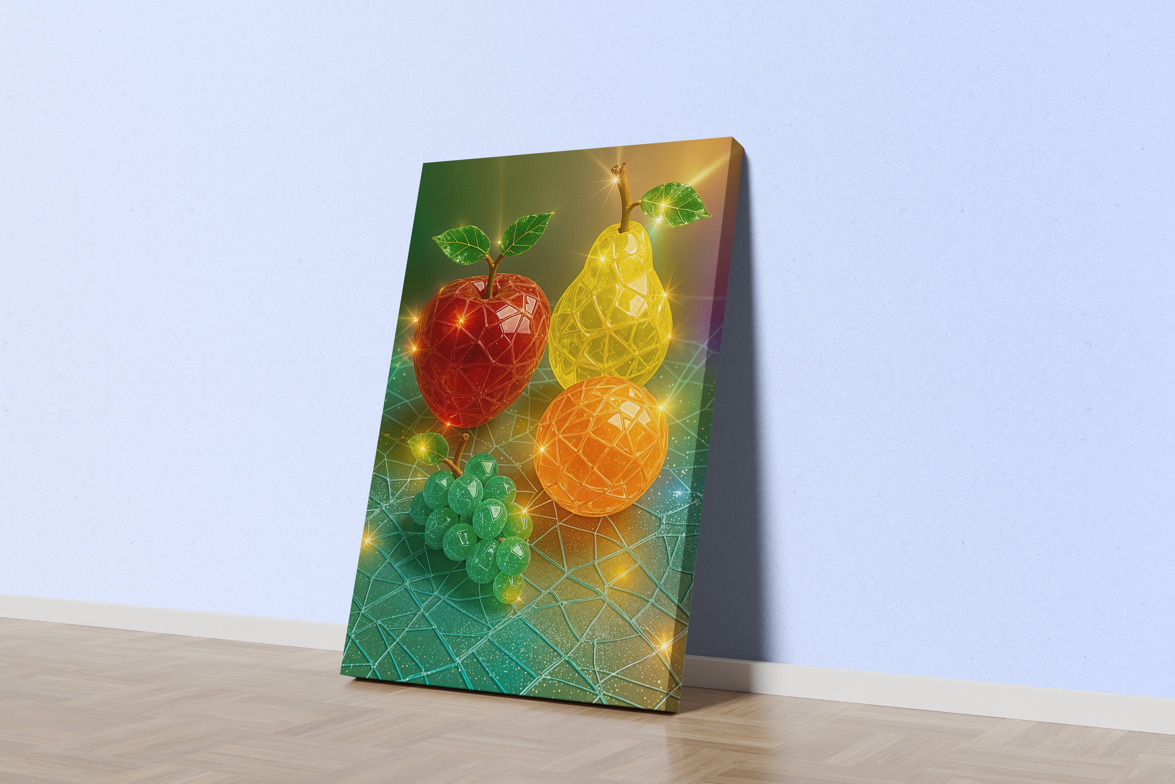 ai creation, crystallized fruits, ai art, art, kanvas tablo