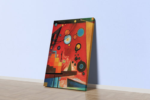 Wassily Kandinsky Geometrik Kompozisyon Soyut Sanat Kanvas Tablo
