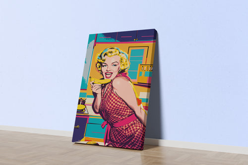 ai creation, Marilyn Monroe, pop art, ai art, art, kanvas tablo