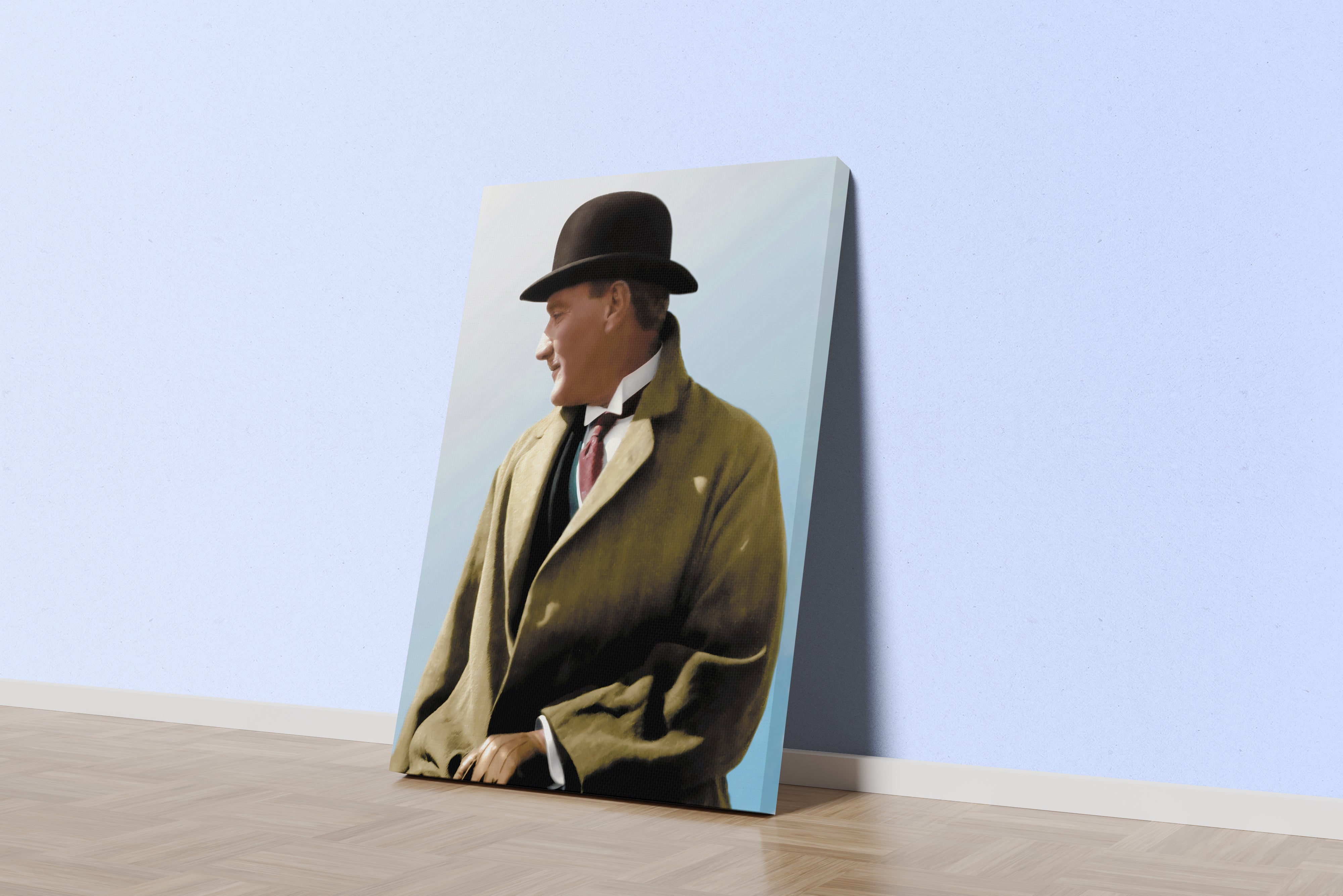 Atatürk portre model 13, art, kanvas tablo