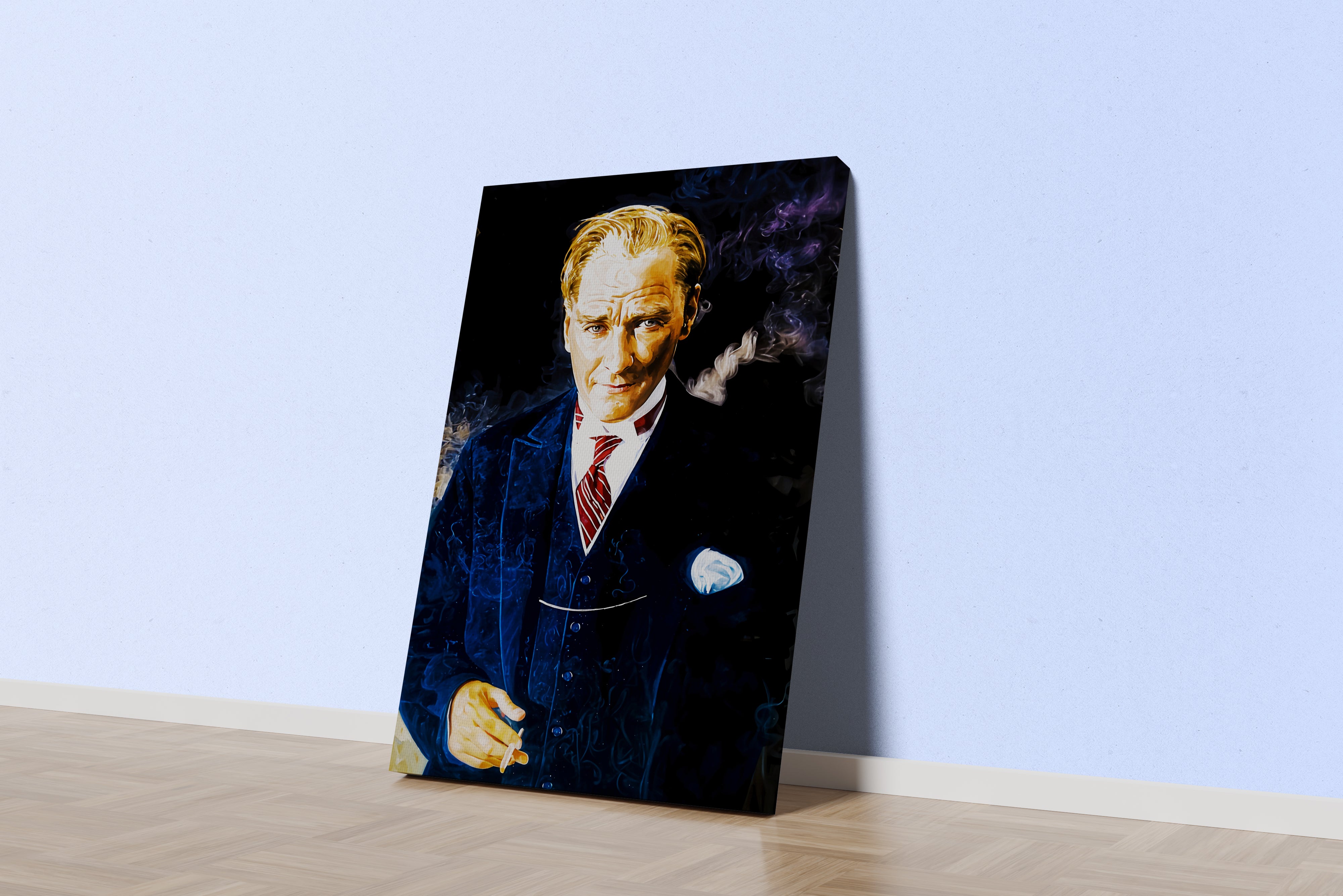Atatürk portre model 11, art, kanvas tablo