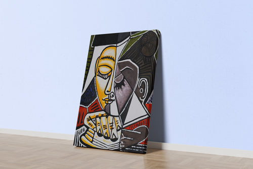 Pablo Picasso Okuyan Kadın Kübizm Portre Kanvas Tablo
