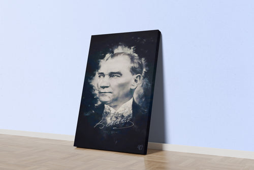 Atatürk portre model 21, art, kanvas tablo