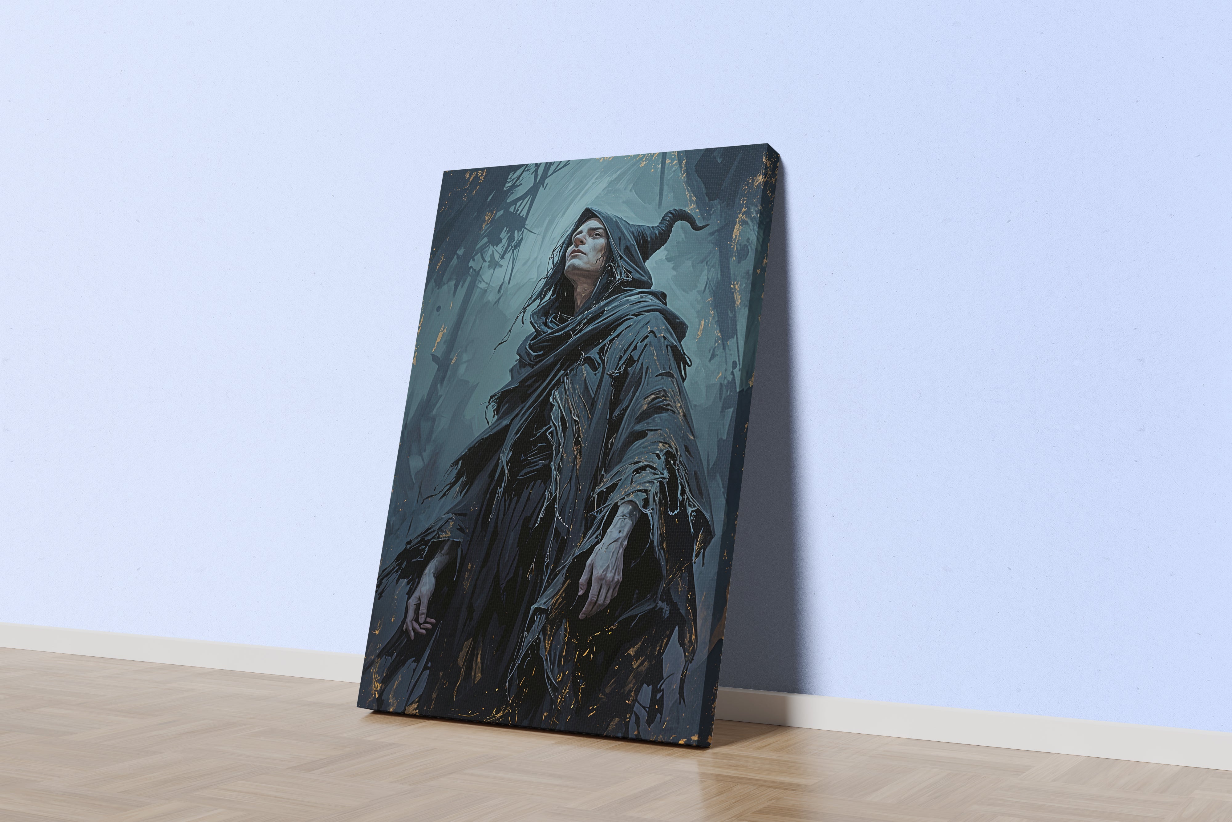 ai creation, unknown secret wizard, ai art, art, kanvas tablo