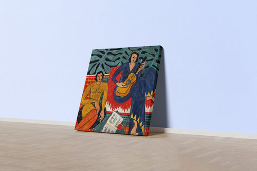 Henri Matisse'in Fovist Başyapıtı Müzik (La Musique) Modern Sanat Kanvas Tablo