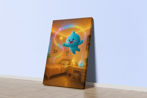 ai creation, magic minion, kid, ai art, art, kanvas tablo