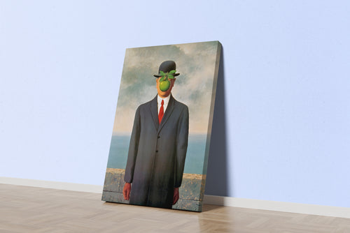 René Magritte The Son of Man Sürrealist Sanat Kanvas Tablo