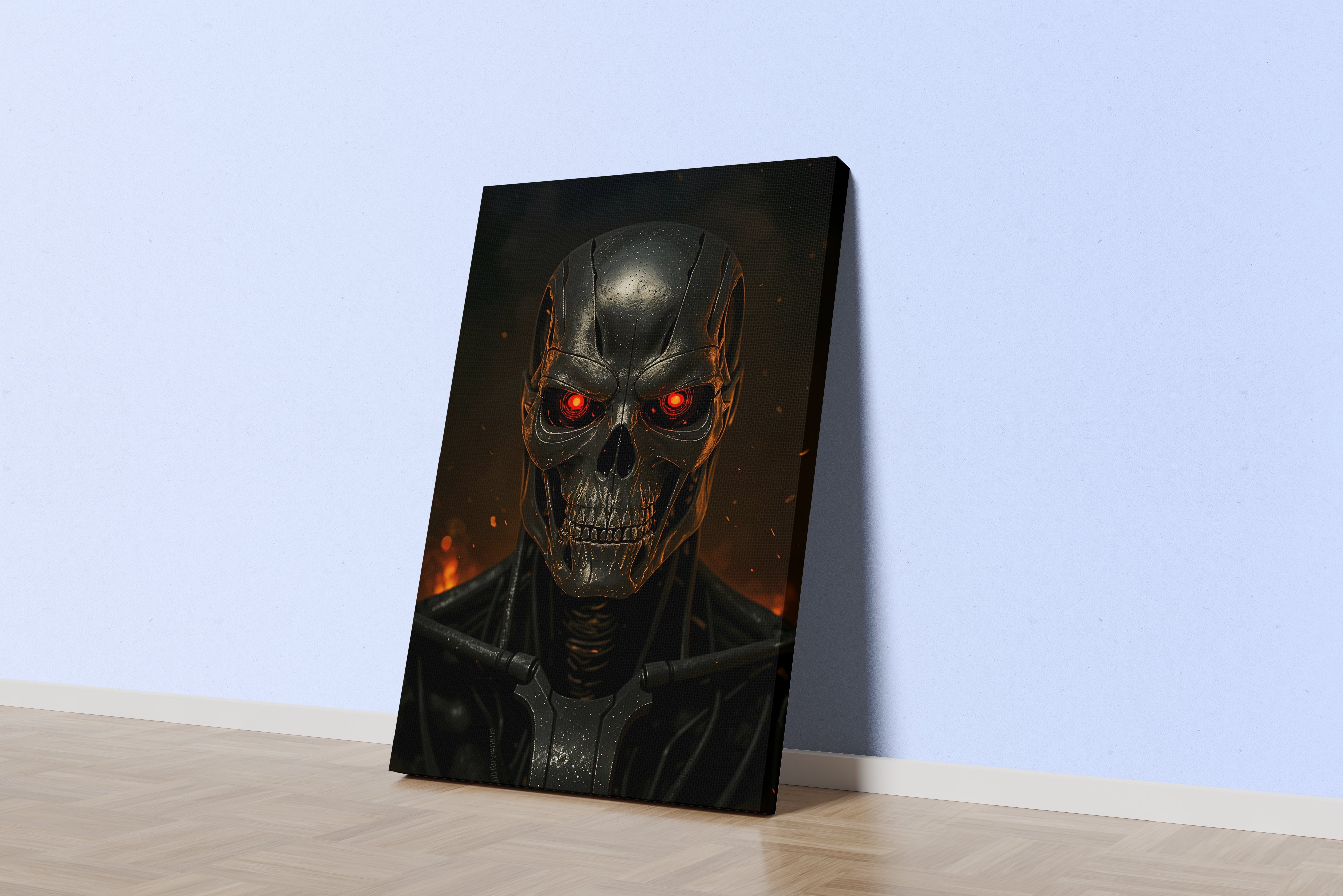 ai creation, the strongest skeleton, ai art, art, kanvas tablo