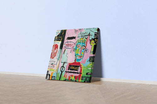 Jean-Michel Basquiat'nın Güçlü Başyapıtı Untitled (Dikenli Taç) Sokak Sanatı Kanvas Tablo