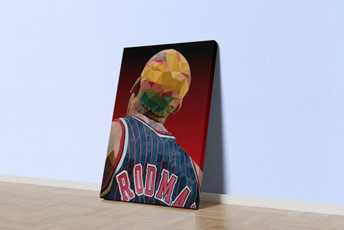 head model 1, dennis rodman, sport, kanvas tablo