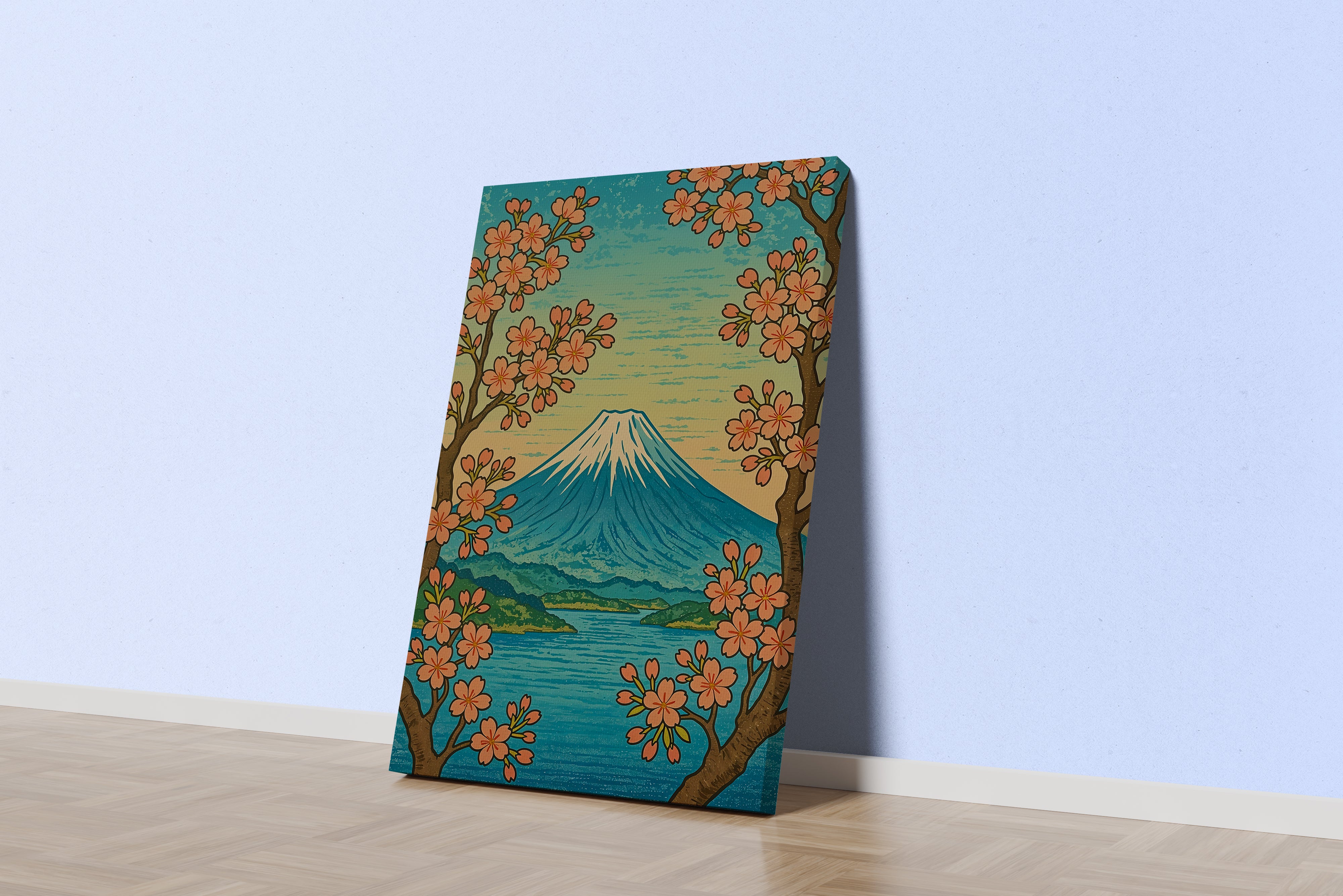 ai creation, ando blossom, ai art, art, kanvas tablo