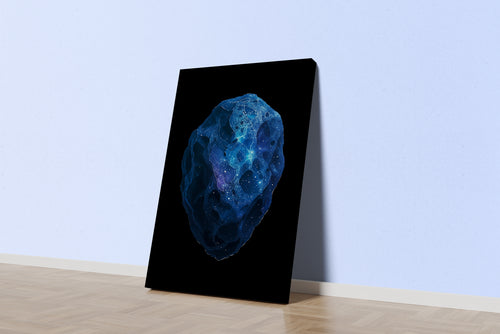 ai creation, giant asteroid, ai art, art, kanvas tablo