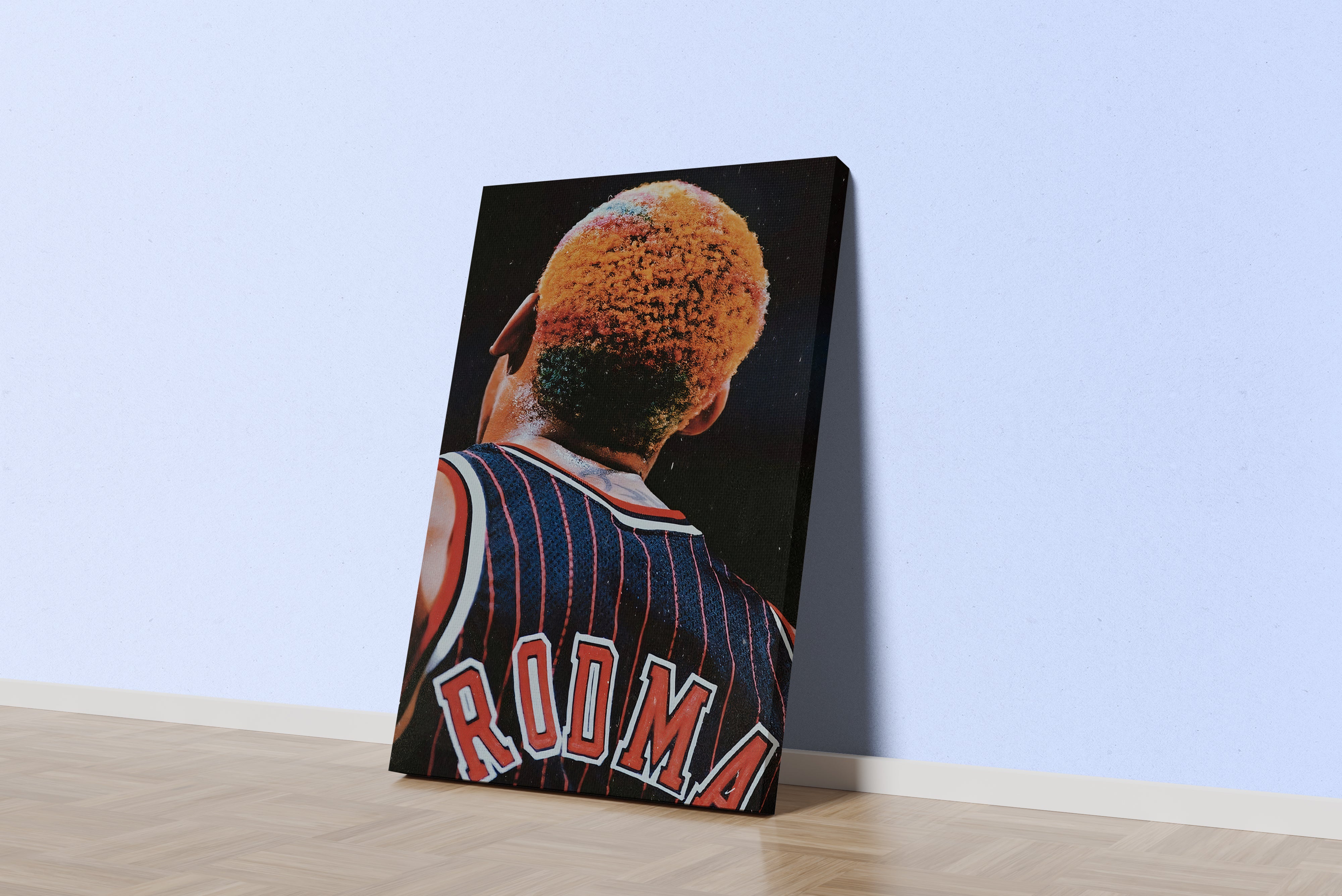 head model 2, dennis rodman, sport, kanvas tablo