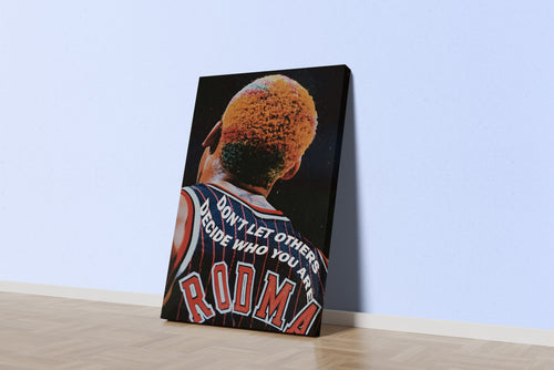 don't let others, dennis rodman, sport, kanvas tablo