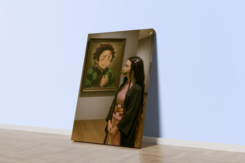 ai creation, demon slayer inception, ai art, art, kanvas tablo