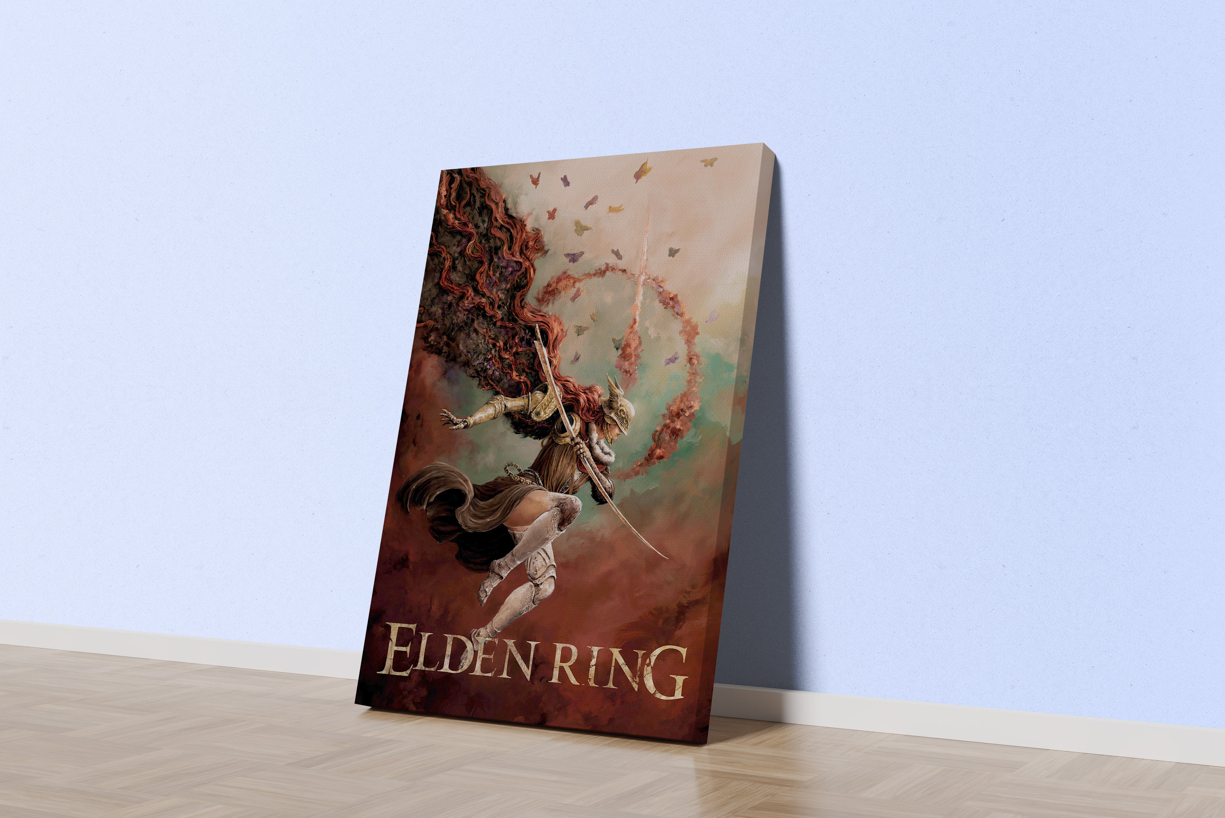 pc game, elden ring model 9, gaming art, art, kanvas tablo