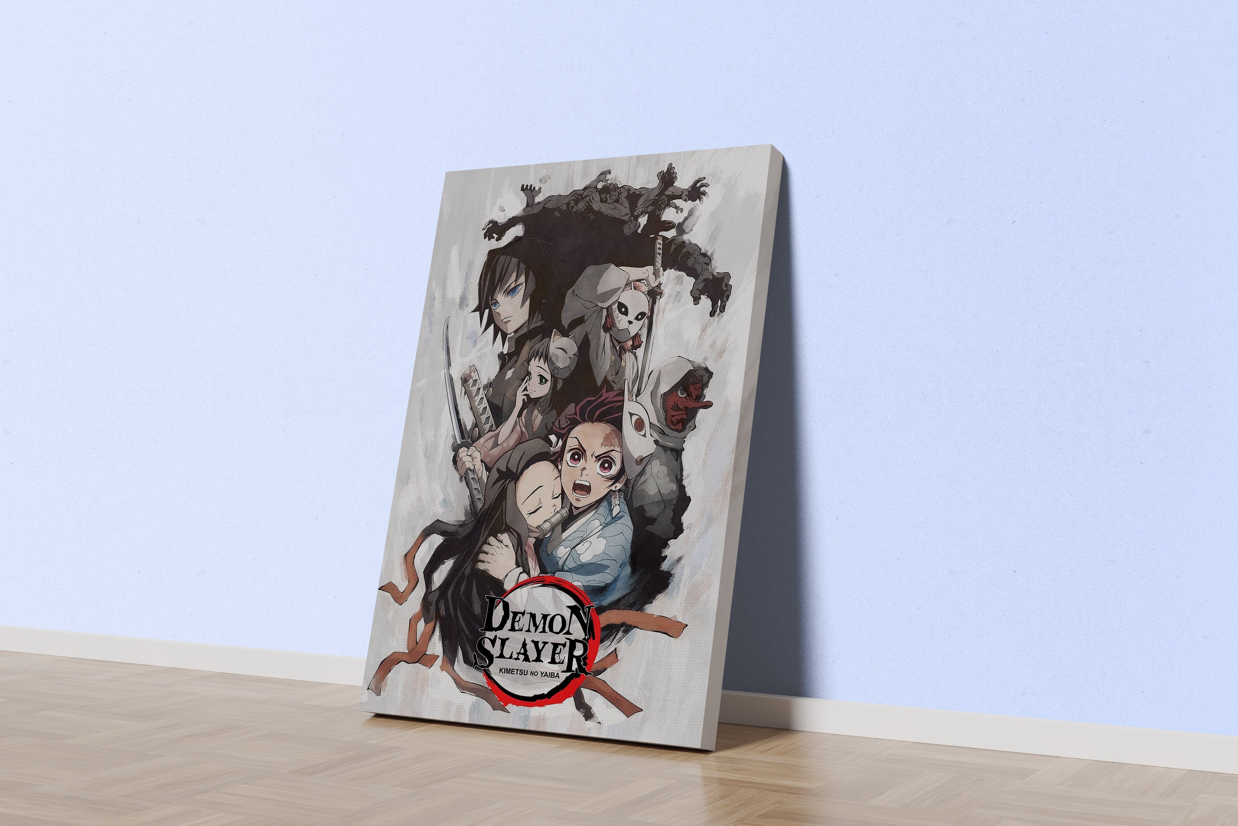 demon slayer model 13, series, anime, gaming art, art, kanvas tablo