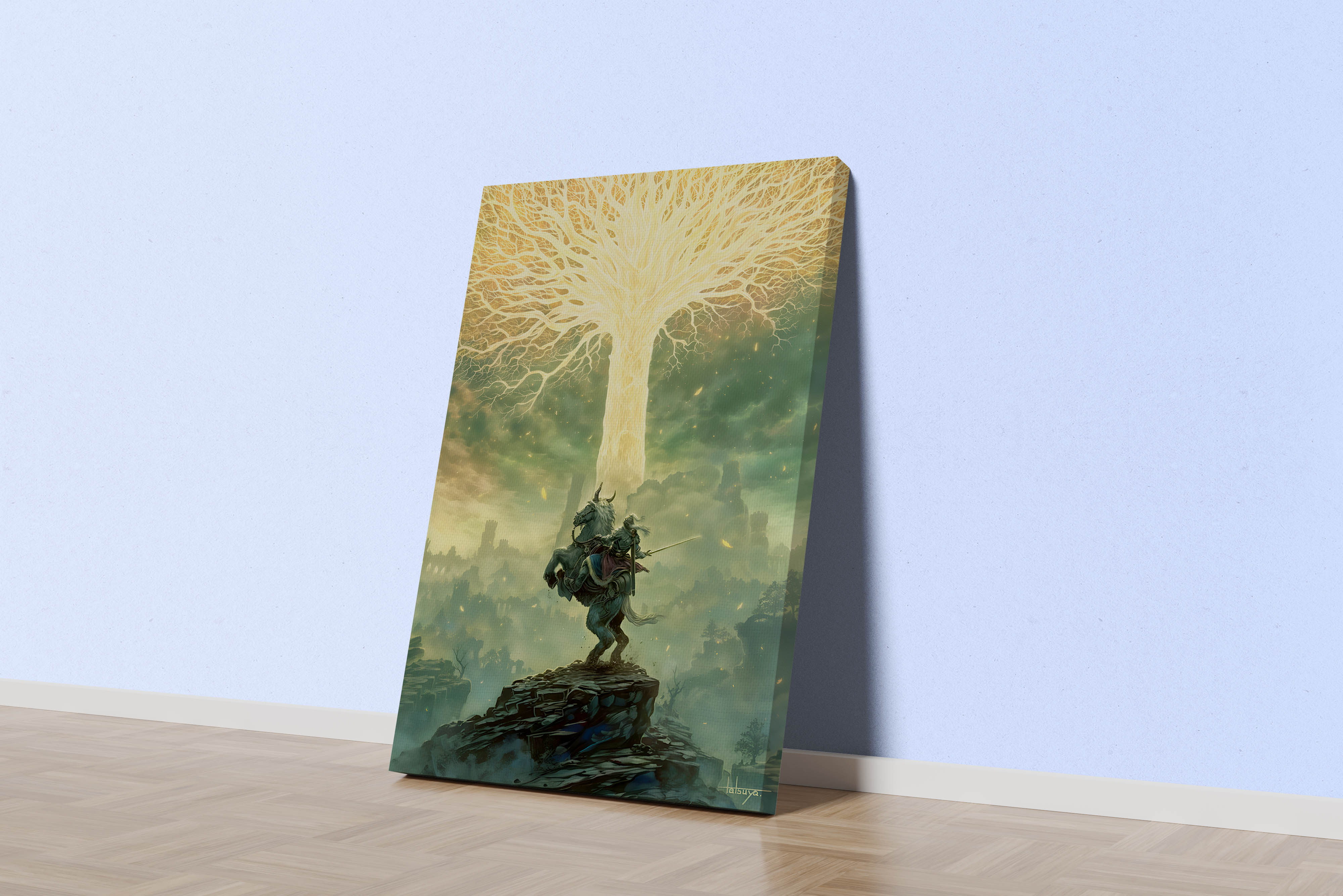 pc game, elden ring model 4, art, kanvas tablo