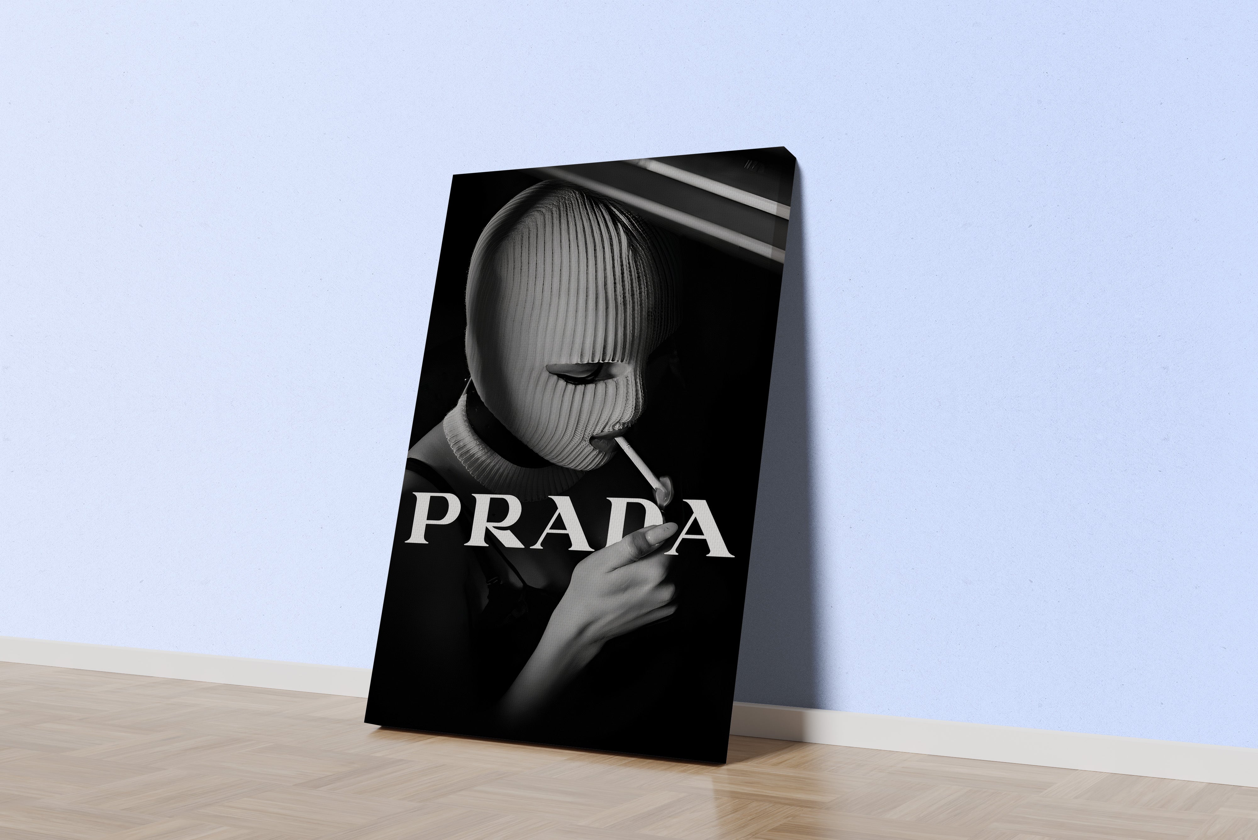 prada, sanat, art, model, kadın, kanvas tablo