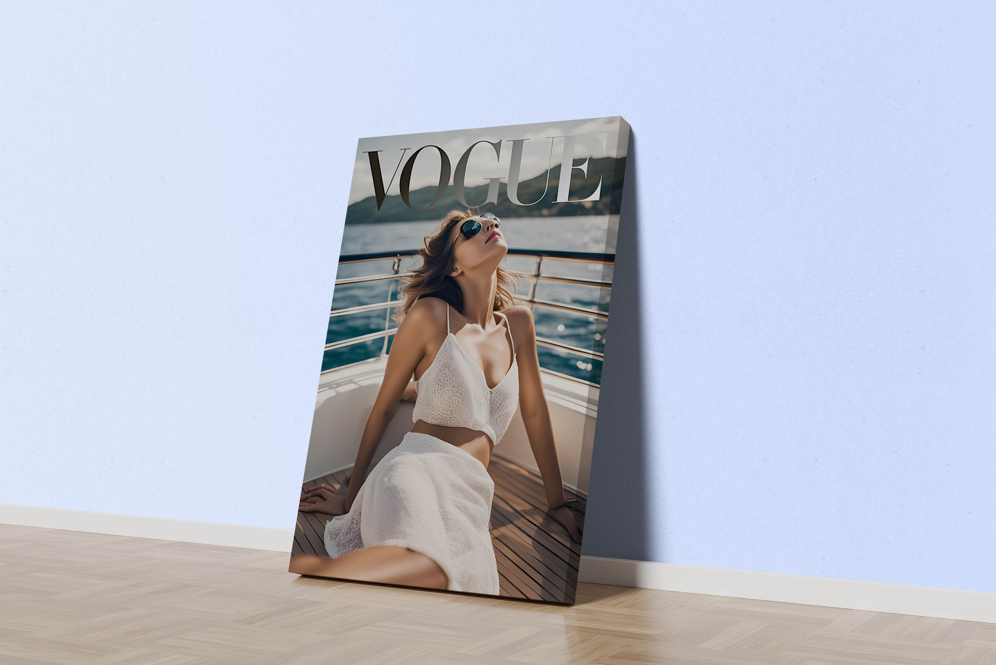 ai creation vogue, beauty, sunshine, art, kanvas tablo