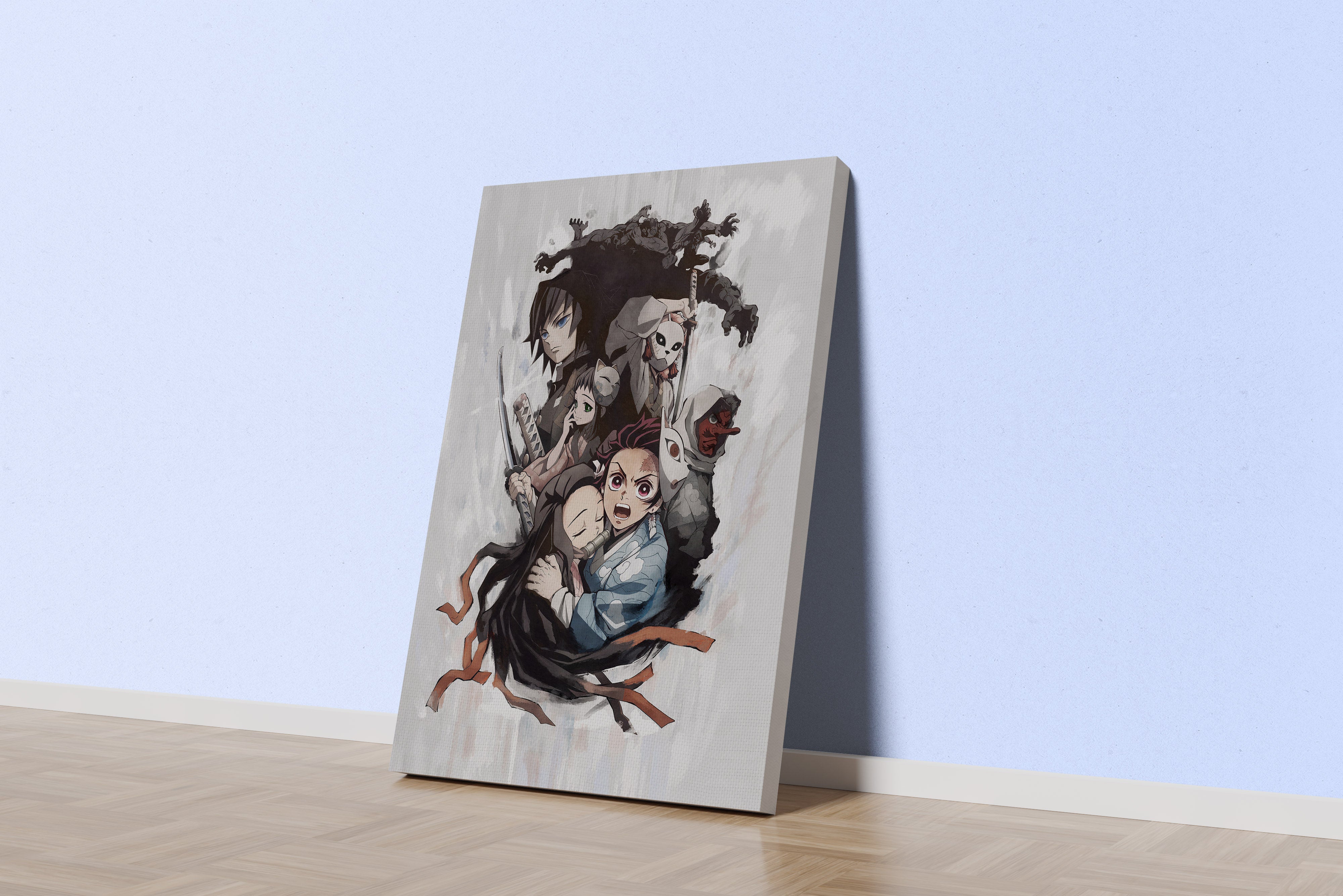 demon slayer model 10, series, anime, gaming art, art, kanvas tablo