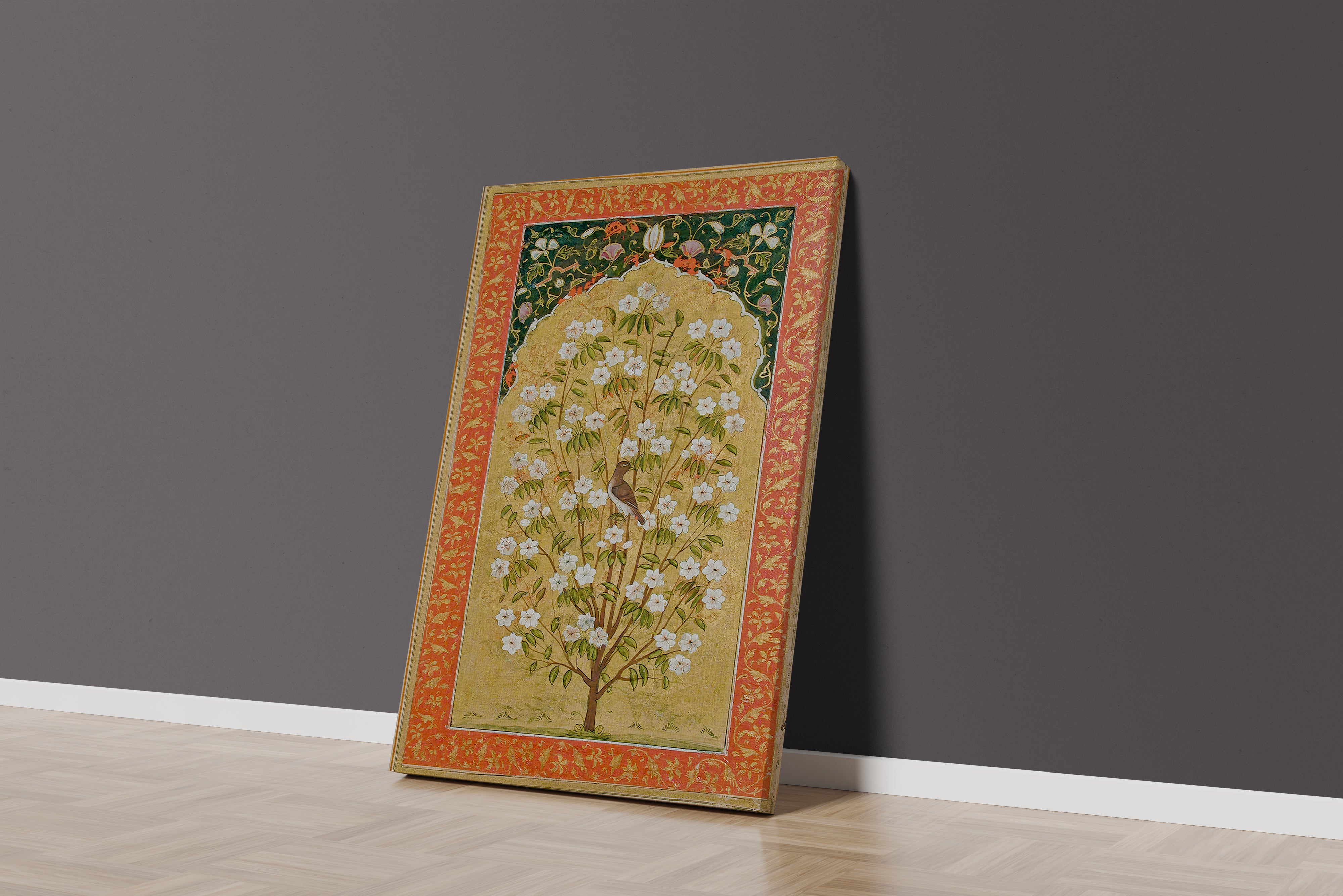 old sophisticated looking Persian rug, vintage, classic, art, kanvas tablo