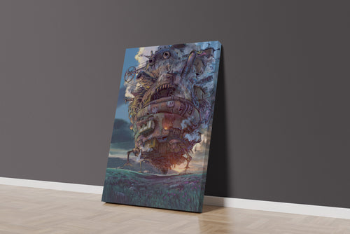 howls moving castle model 12, anime, studio ghibli theme, art, kanvas tablo