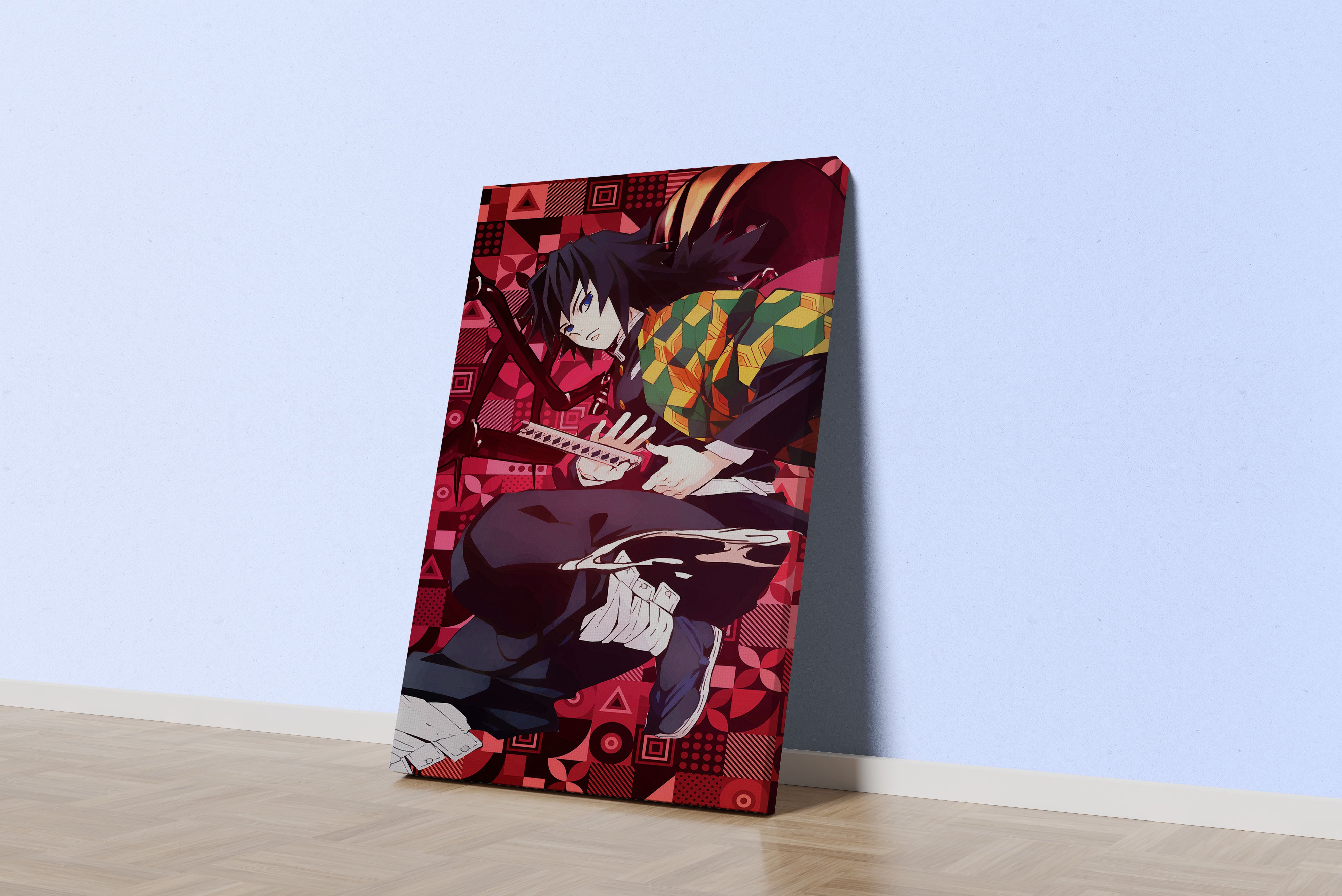 demon slayer model 15, series, anime, gaming art, art, kanvas tablo