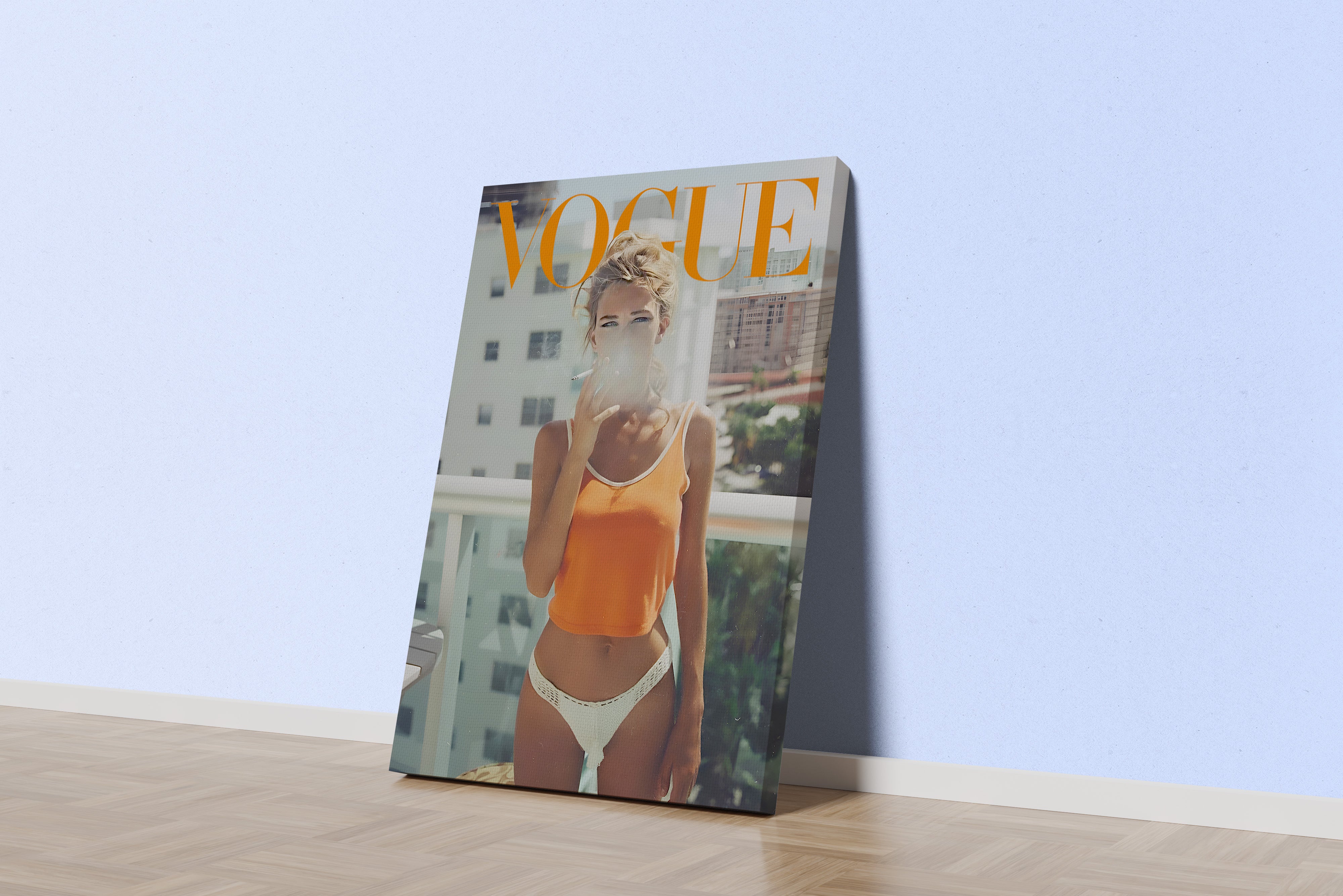 vogue, beauty, sunshine, pretty, art, kanvas tablo