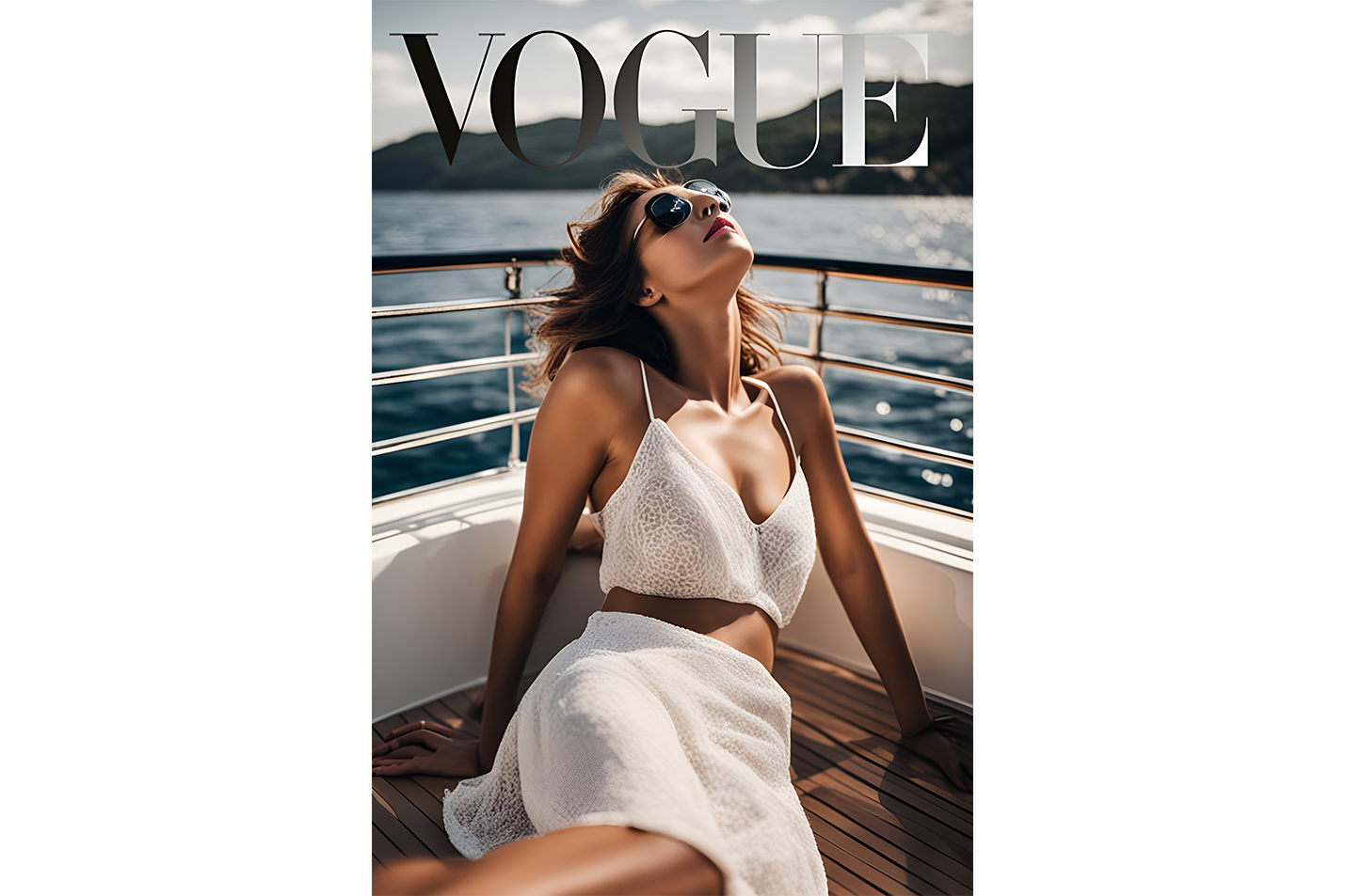 ai creation vogue, beauty, sunshine, art, kanvas tablo