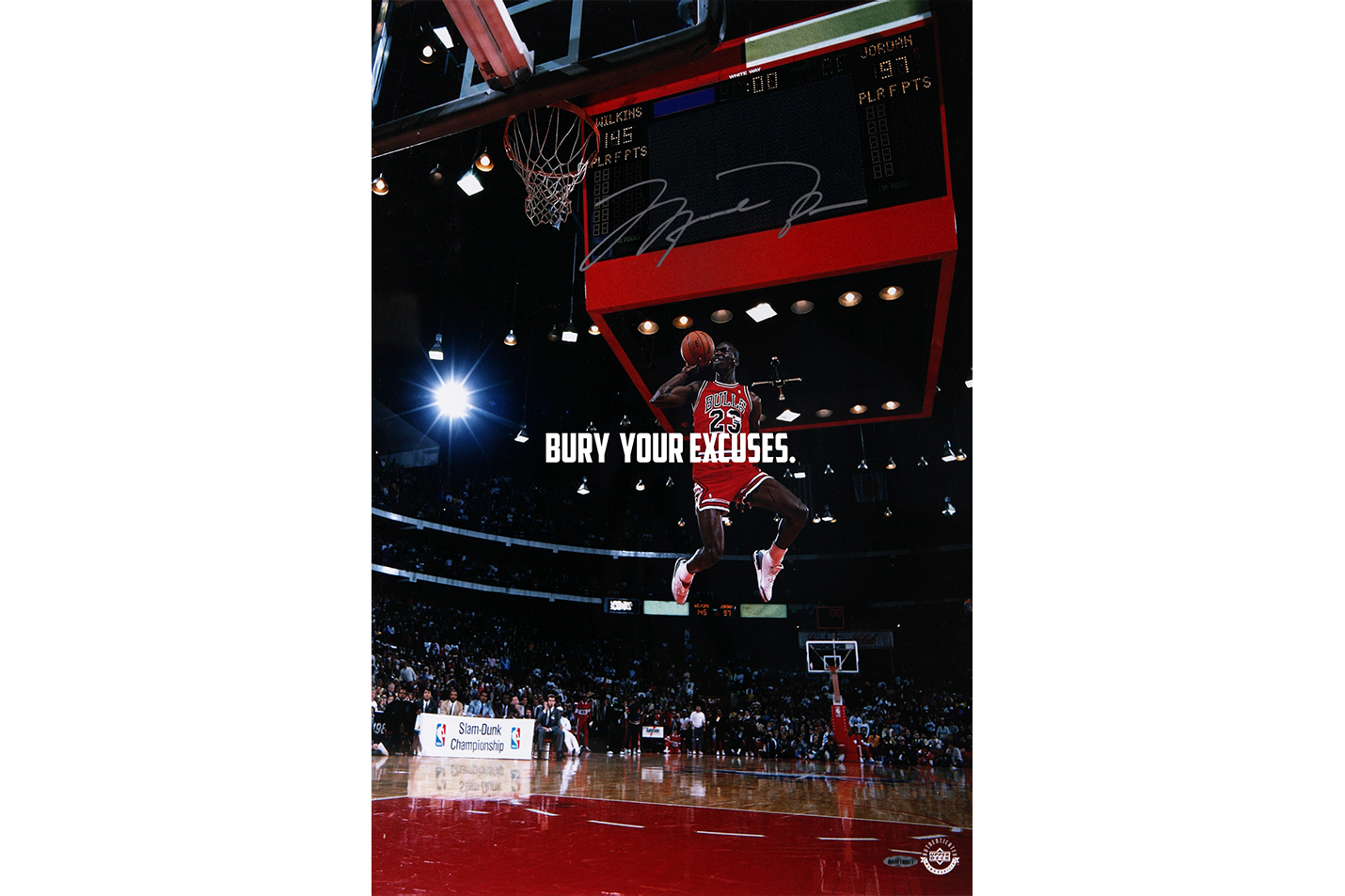 bury your excuses, michael jordan effective, sport, kanvas tablo