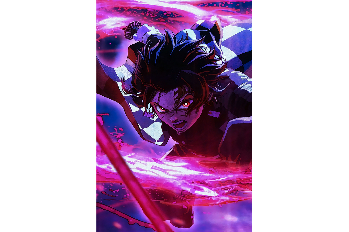 demon slayer model 5, series, anime, gaming art, art, kanvas tablo