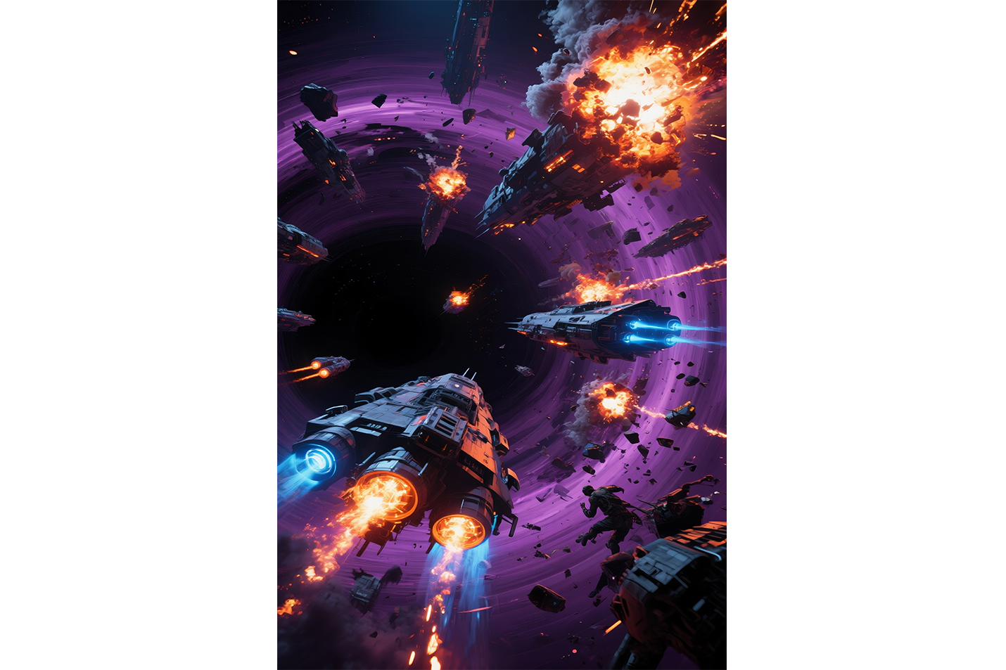 ai creation, planet wars, andromeda, ai art, art, kanvas tablo