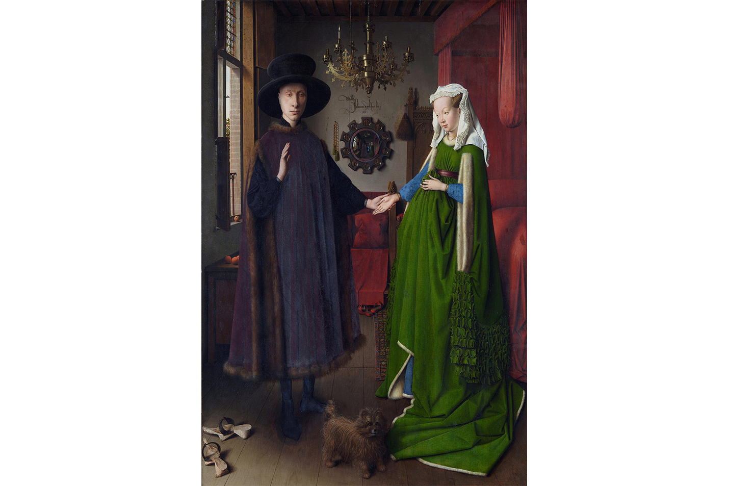 Jan van Eyck Arnolfini’nin Evlenmesi Kanvas Tablo