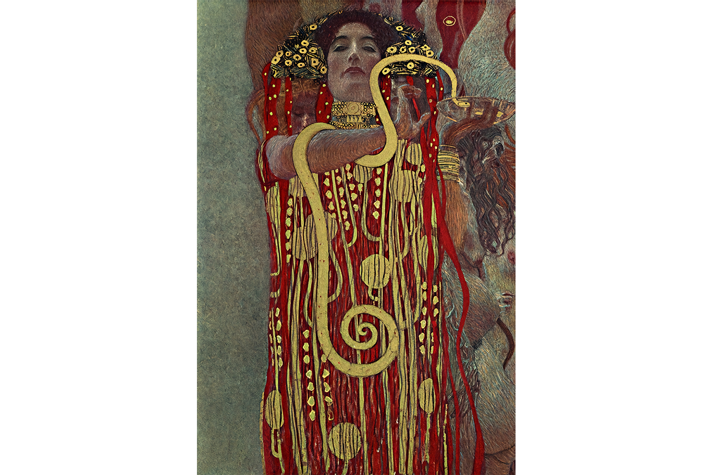 Gustav Klimt Hygieia Kanvas Tablo