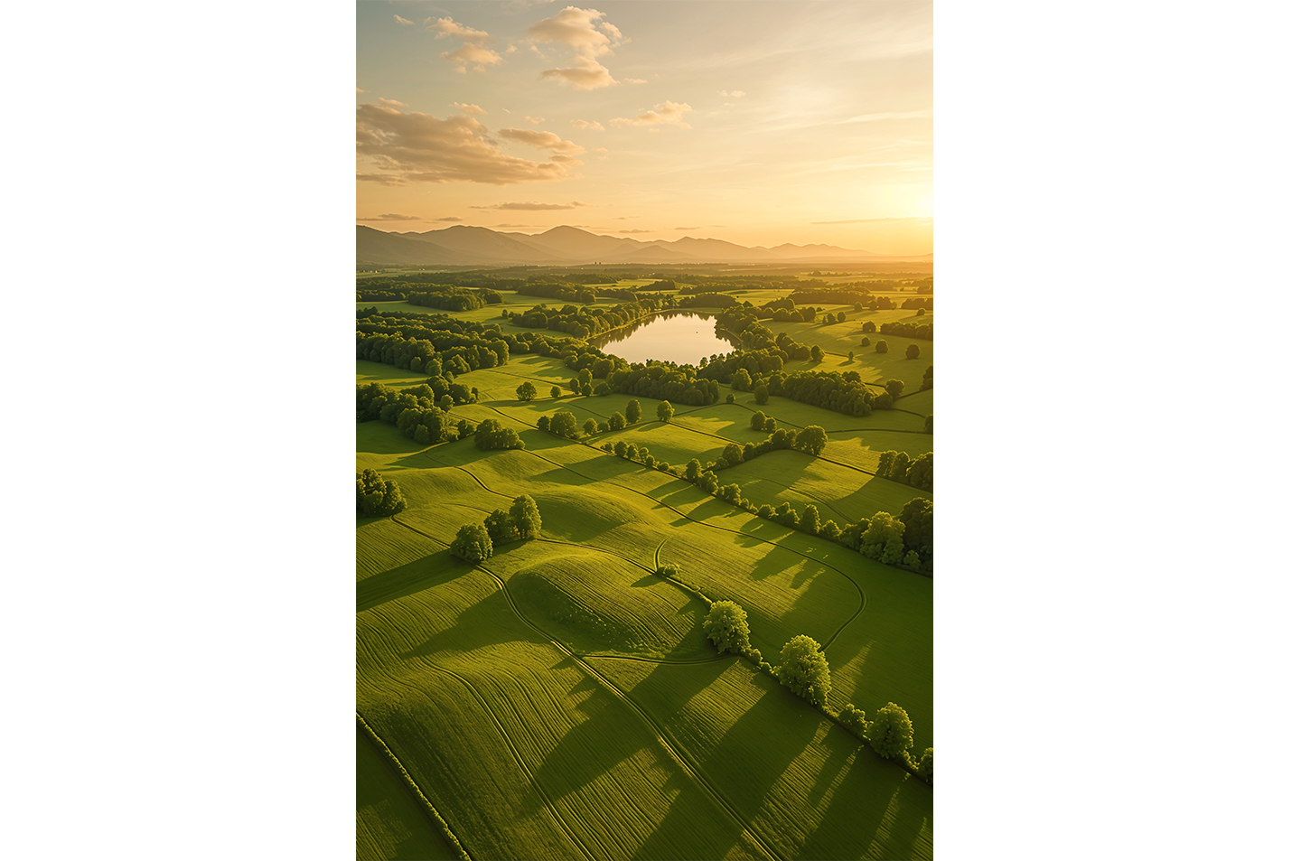ai creation, lush green fields, ai art, art, kanvas tablo